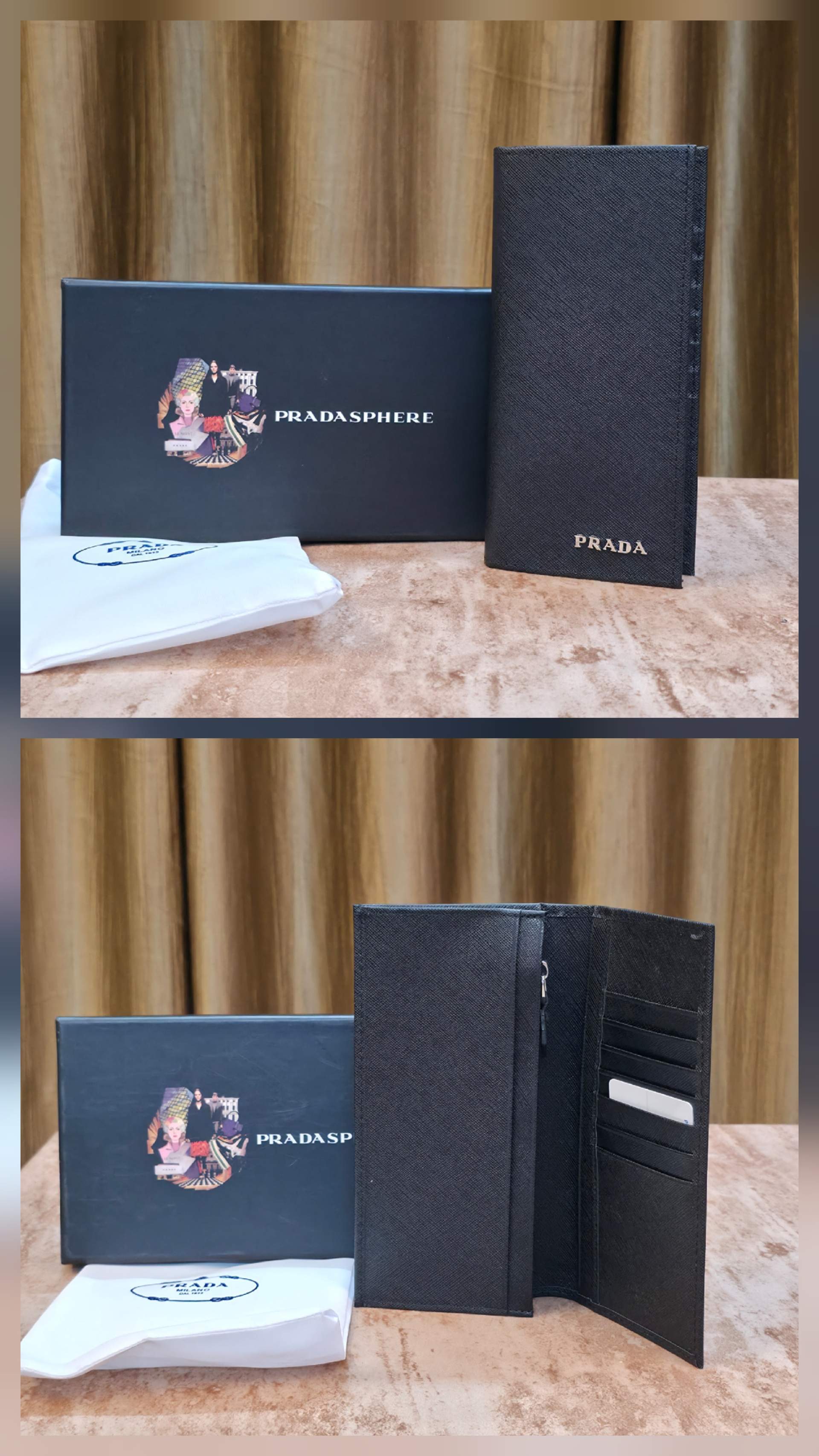 Pr@da Premium Passport Holder
