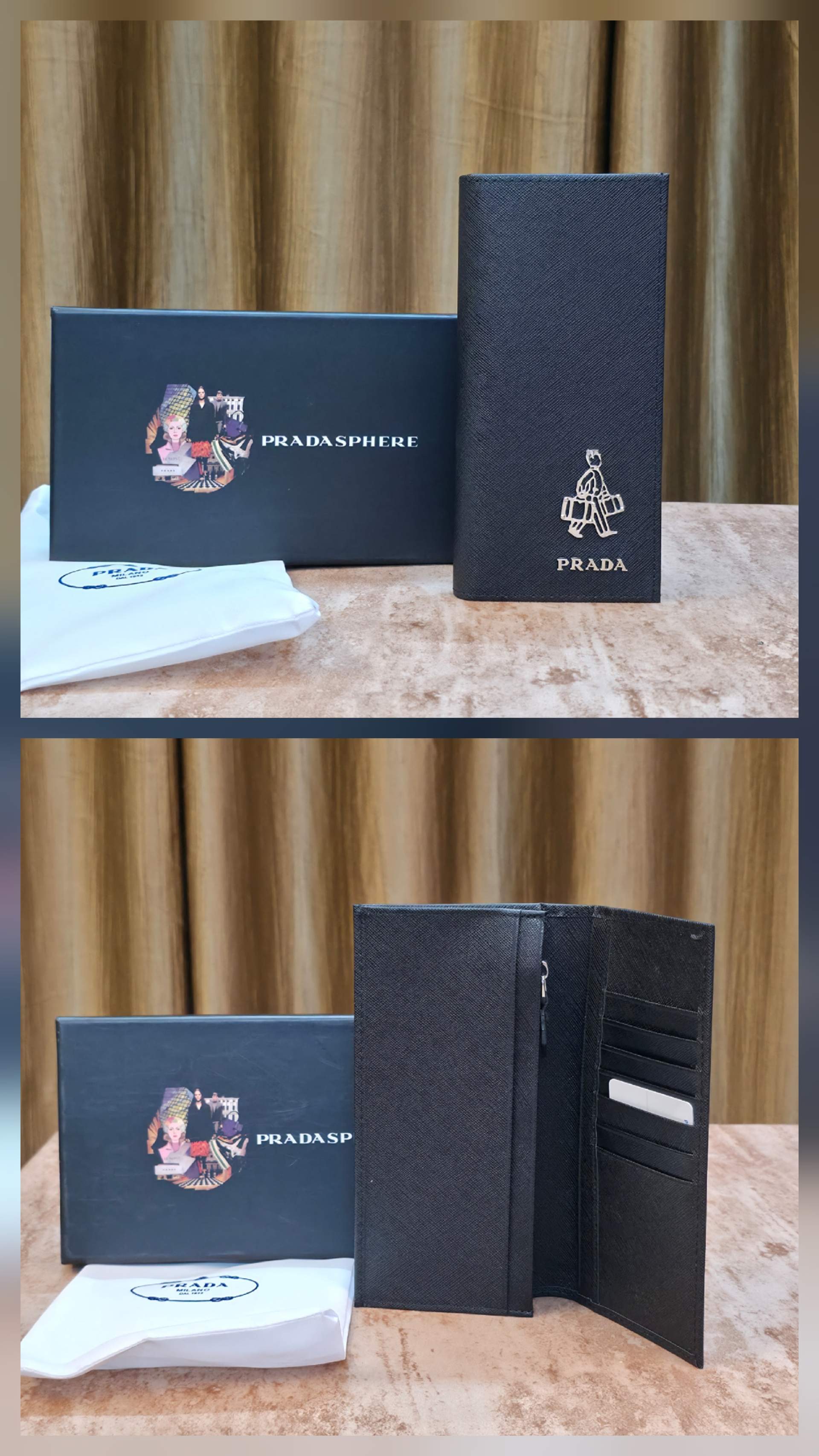 Pr@da Premium Passport Holder
