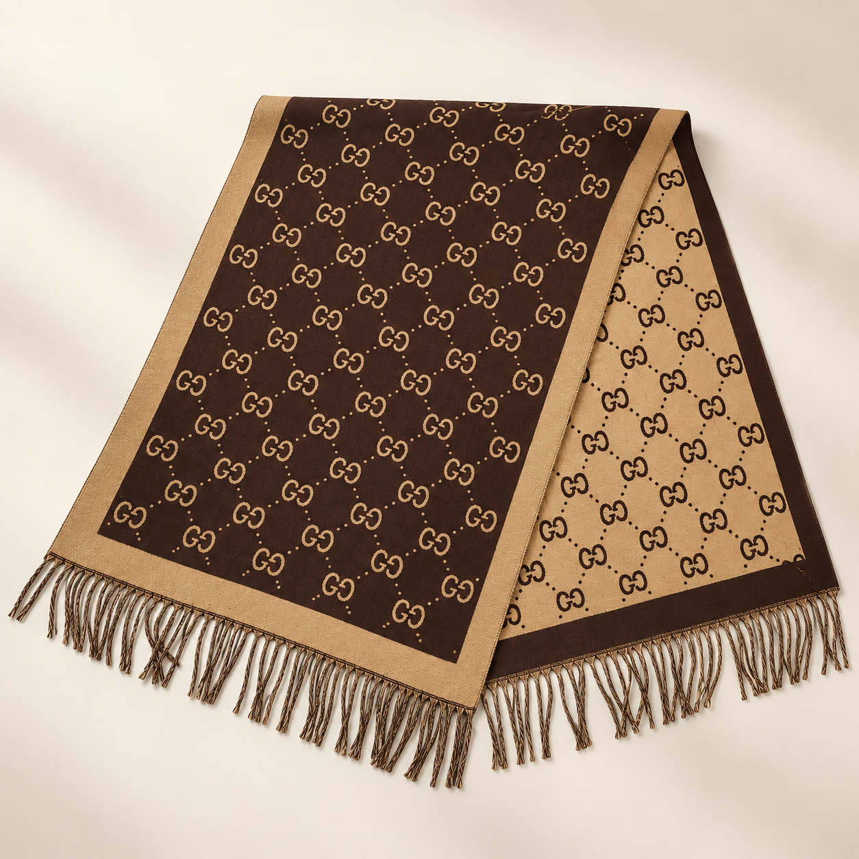 Gucc! Premium Stoles ( Brown )
