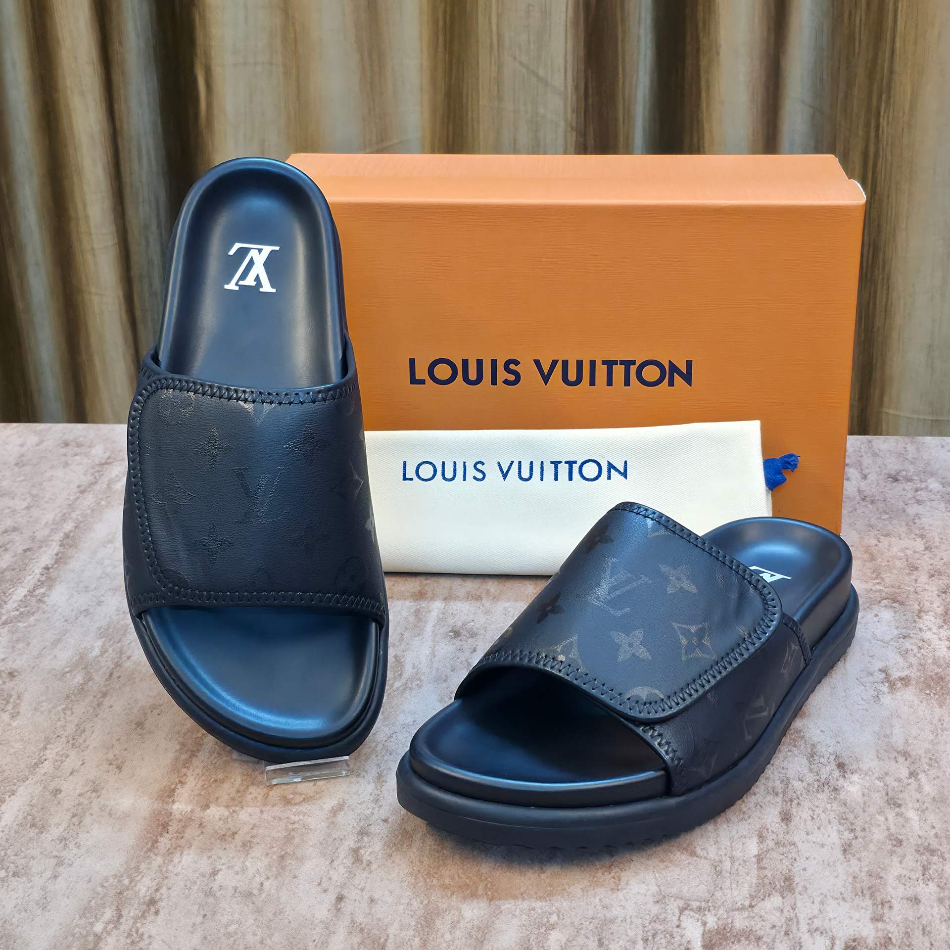 L.V Luxury Premium Slides