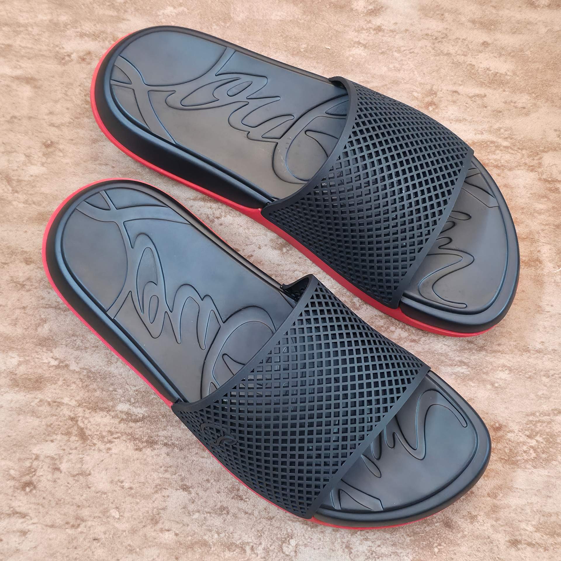 Christi@n Louboutin Luxury Slides